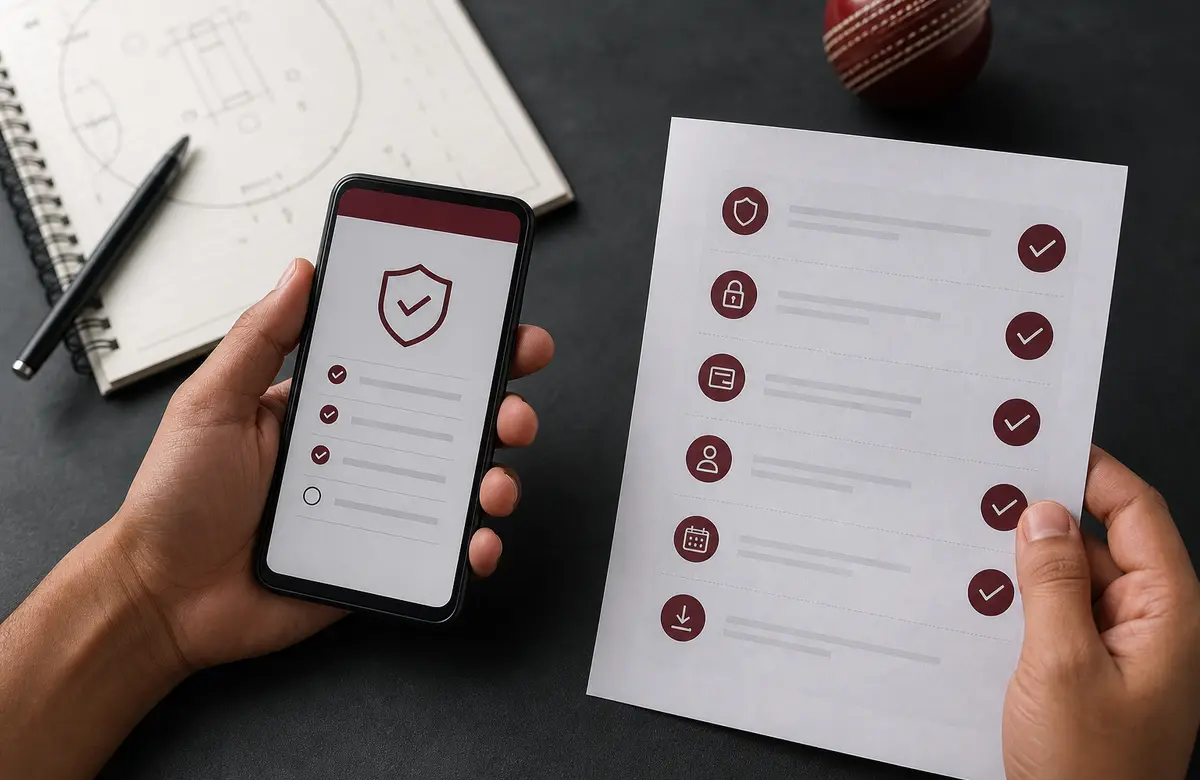 Mobile app security verification checklist